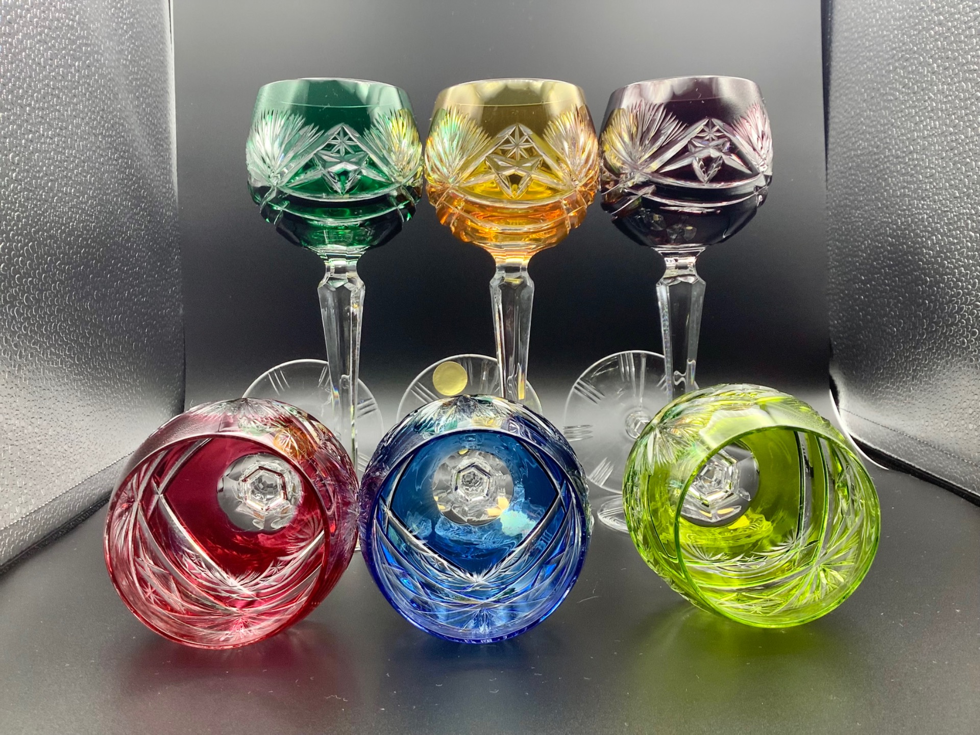 Redelijk Zaailing Afvoer Nachtmann kristallen wijnglazen - Divers glas - De Colibri antiek en curiosa
