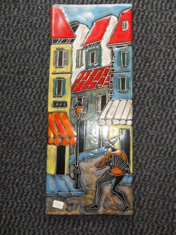 Grote wandtegel,Anci,Italie,1960..