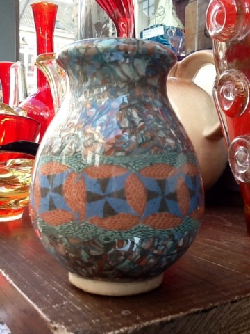 Gerbino,Terre de Mosaique vaasje,Vallauris,1960.