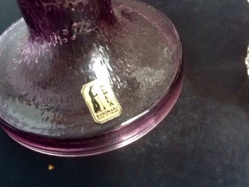 Kai Blomqvist,Kumela,twee kaarsenstandaards/vaasjes Käpy,1970.