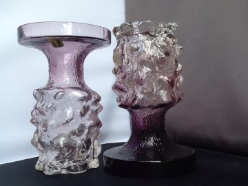 Kai Blomqvist,Kumela,twee kaarsenstandaards/vaasjes Käpy,1970.