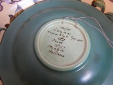 Plateel wandbord Gouda Zuid Holland Logari.