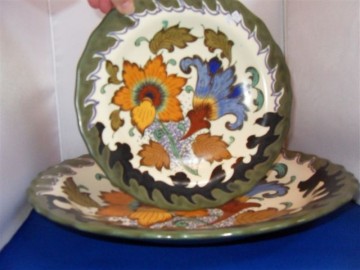 Plateel wandbord Gouda Zuid Holland Logari.