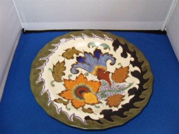 Plateel wandbord Gouda Zuid Holland Logari.