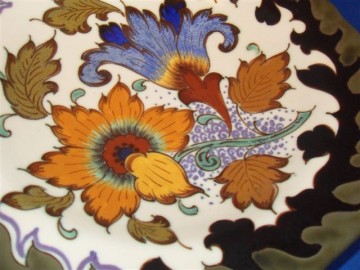 Plateel wandbord Gouda Zuid Holland Logari.