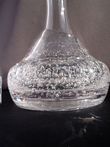 Floris Meydam kristallen vaas Vulcano Leerdam,1980.