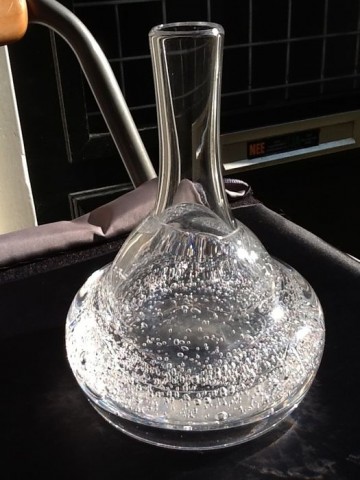 Floris Meydam kristallen vaas Vulcano Leerdam,1980.