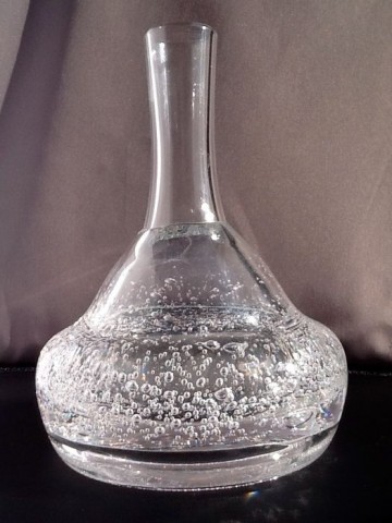 Floris Meydam kristallen vaas Vulcano Leerdam,1980.