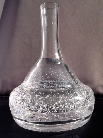 Floris Meydam kristallen vaas Vulcano Leerdam,1980.