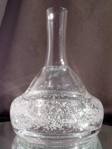 Floris Meydam kristallen vaas Vulcano Leerdam,1980.