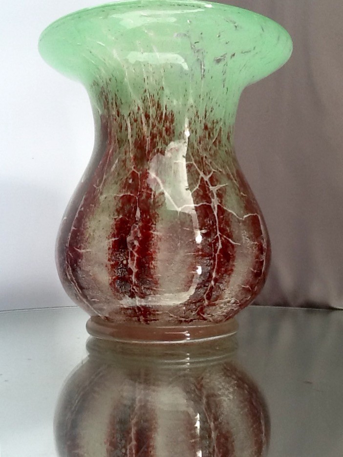 WMF Ikora vaas - Divers glas - De Colibri antiek en curiosa